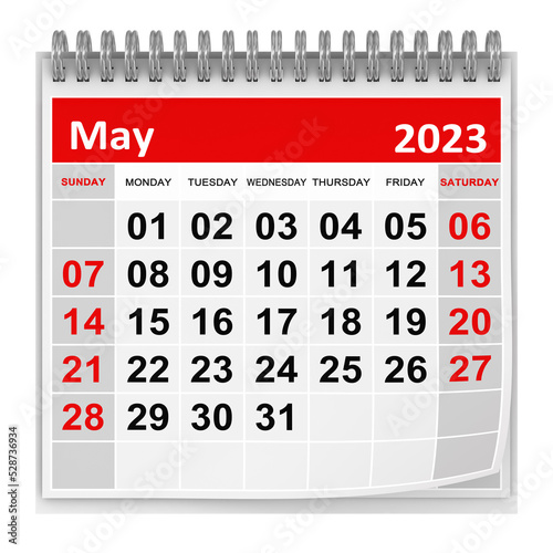 Calendar - May 2023