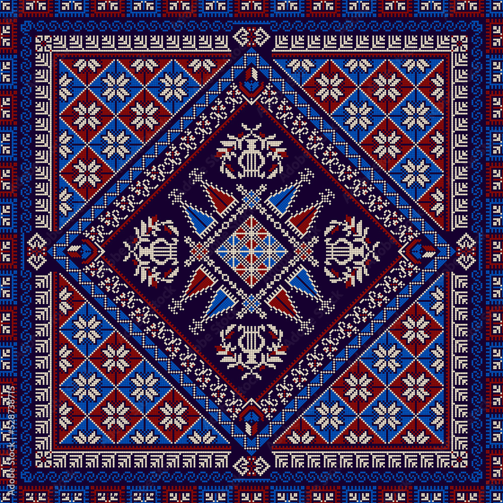 Decorative Palestinian pattern 8
