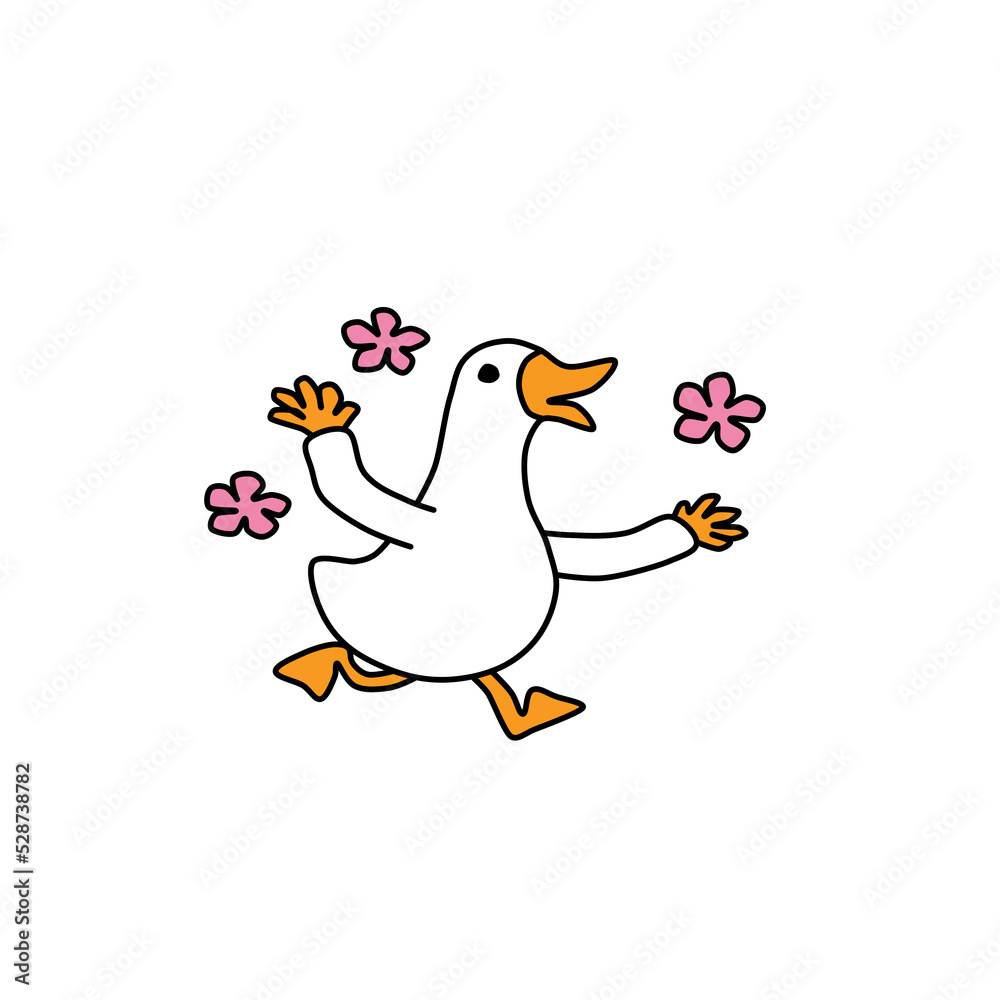 duck cute simple picture