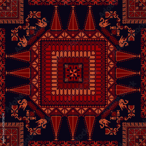 Decorative Palestinian pattern 11