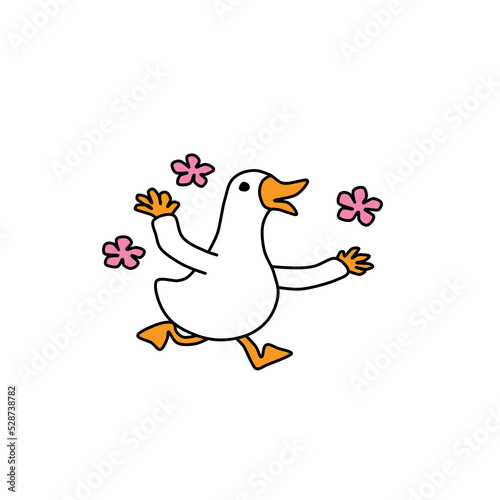 duck cute simple picture