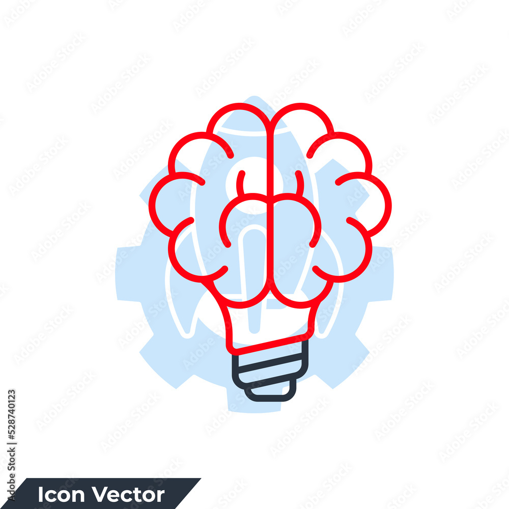 abilities icon logo vector illustration. Creative idea. Brain in light bulb symbol template for graphic and web design collection abilities icon logo vector illustration. Creative idea. Brain in light bulb symbol template for graphic and web design collection