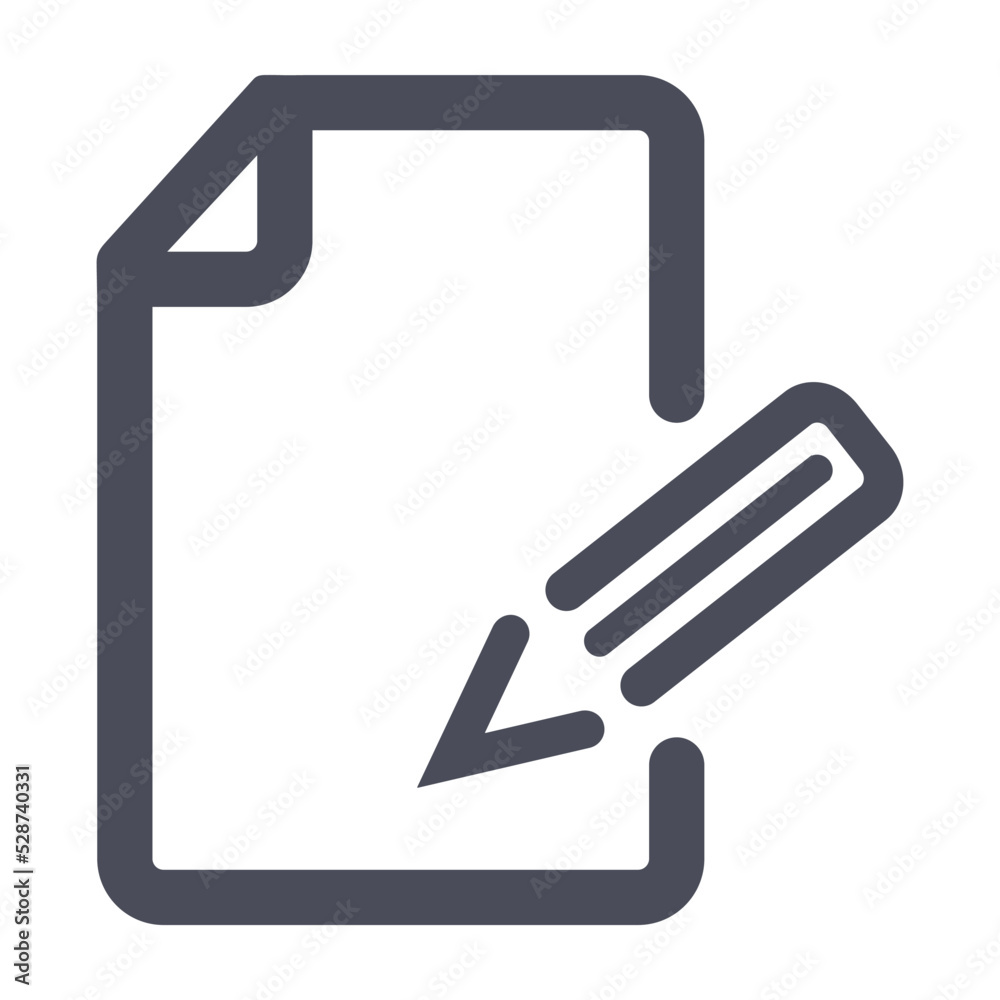 Raster Edit Text Page Flat Icon Raster Edit Text Page Flat Icon