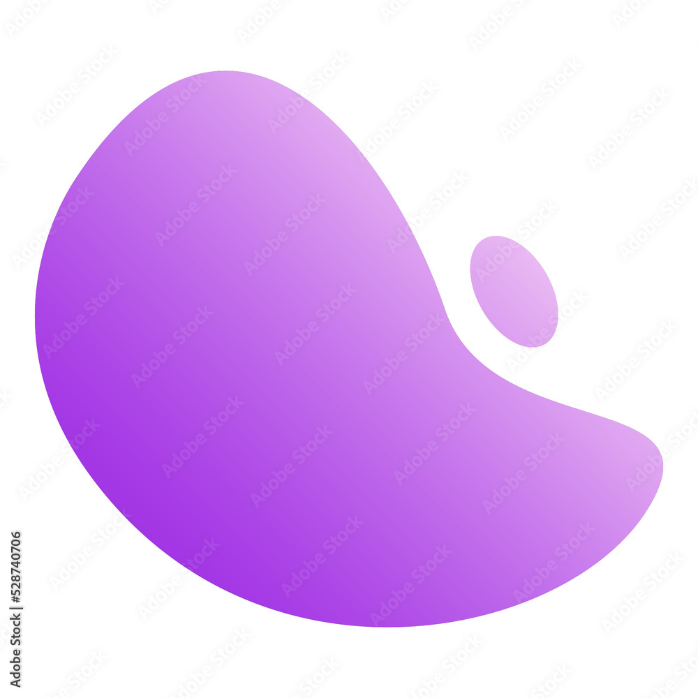 Abstract Gradient Blob Shape