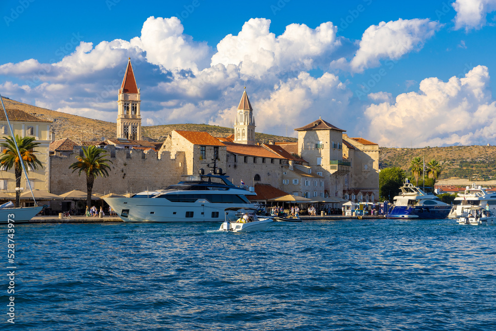 The old town of Trogir on the Adriatic coast of Croatia