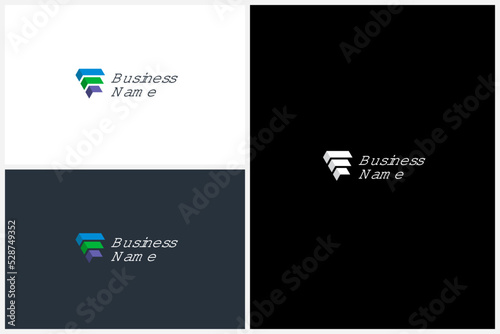 Letter F Modern Logo Design