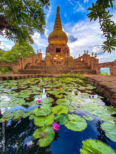 Thamma Park or Dharma park Ban Khao Na Nai, temple complex in Surat Thani, Thailand photo