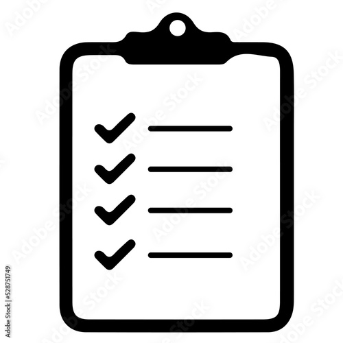 Clipboard Checklist (vector)