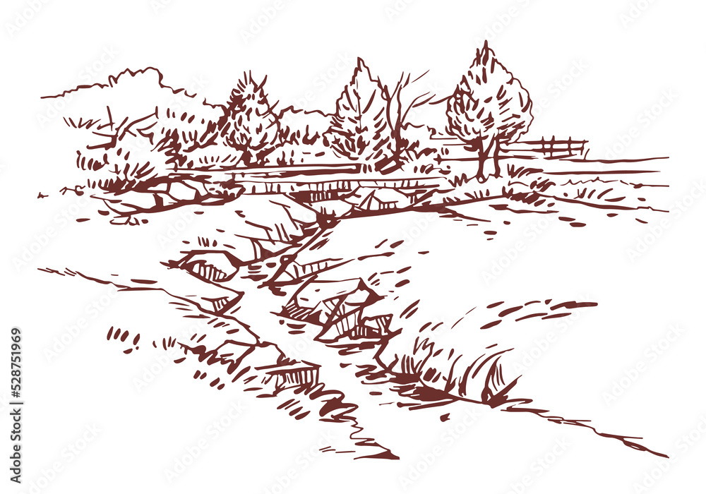 Obraz premium illustration of a tree vector for card illustration background