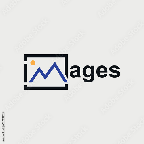 logo design images with pictures of landscapes resembling the letter m