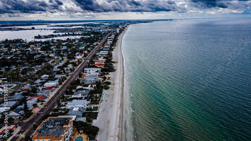 aerial view of north redington beach , florida