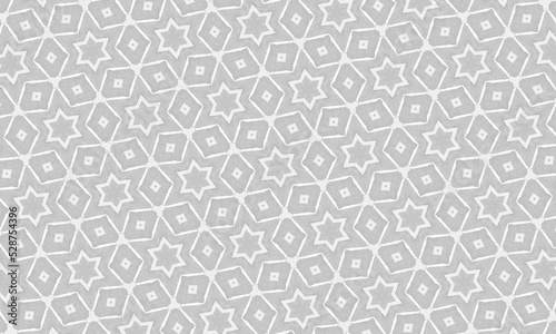 seamless pattern with geometric shape in grey color background