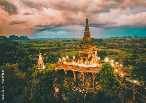 Thamma Park or Dharma park Ban Khao Na Nai  temple complex in Surat Thani  Thailand