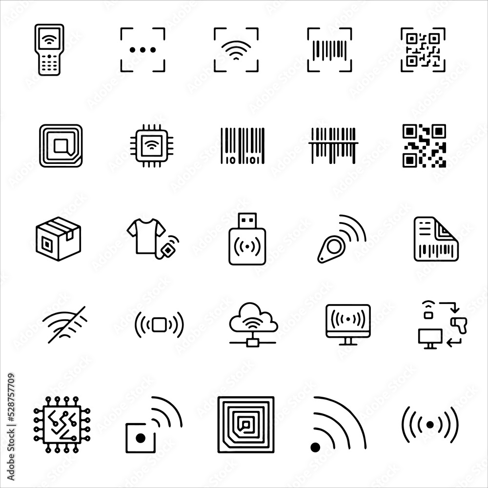 rfid-qr-code-barcode-line-icon-set-price-tag-scanner-label-reader