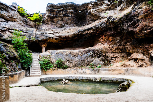 Thermae 'Germisara' or the Roman thermal baths in Geoagiu-Bai Resort. Hunedoara County, Romania.