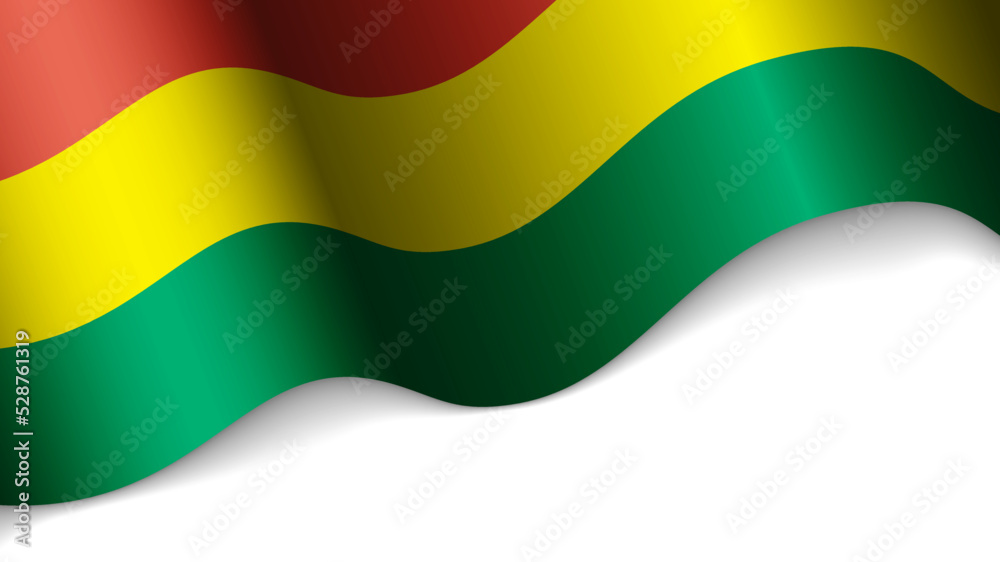 Fototapeta premium EPS10 Vector Patriotic heart with flag of Bolivia.