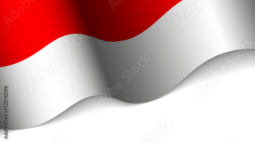 Free Download EPS10 Vector Patriotic heart with flag of Indonesia. - GFXLoad