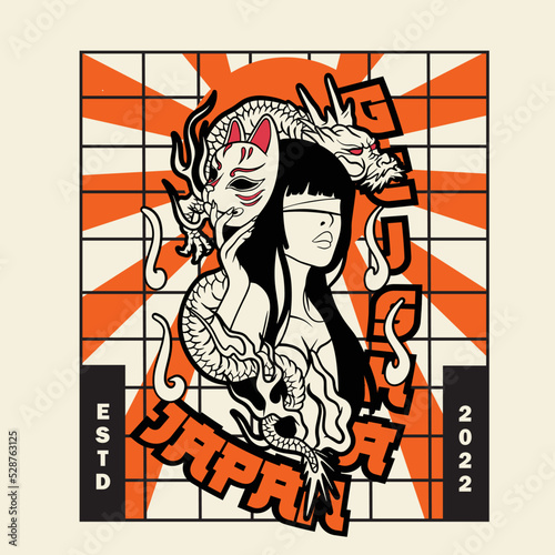 geisha woman girl Chine Japan character