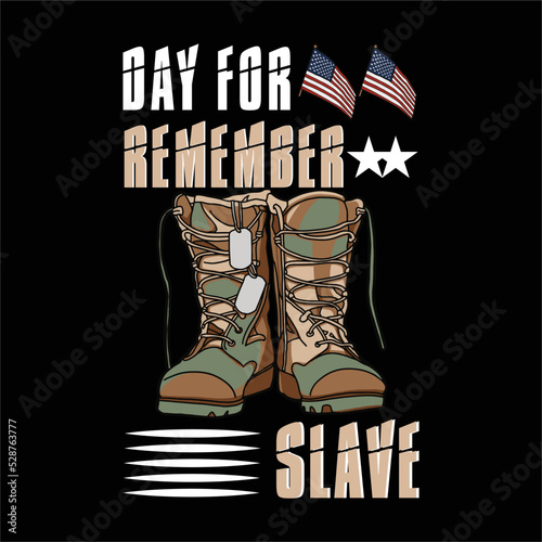 best happy remembrance day t shirt design vector
