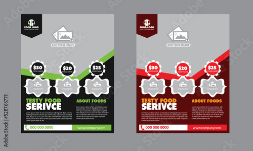 Fast Food Flyer Design Template