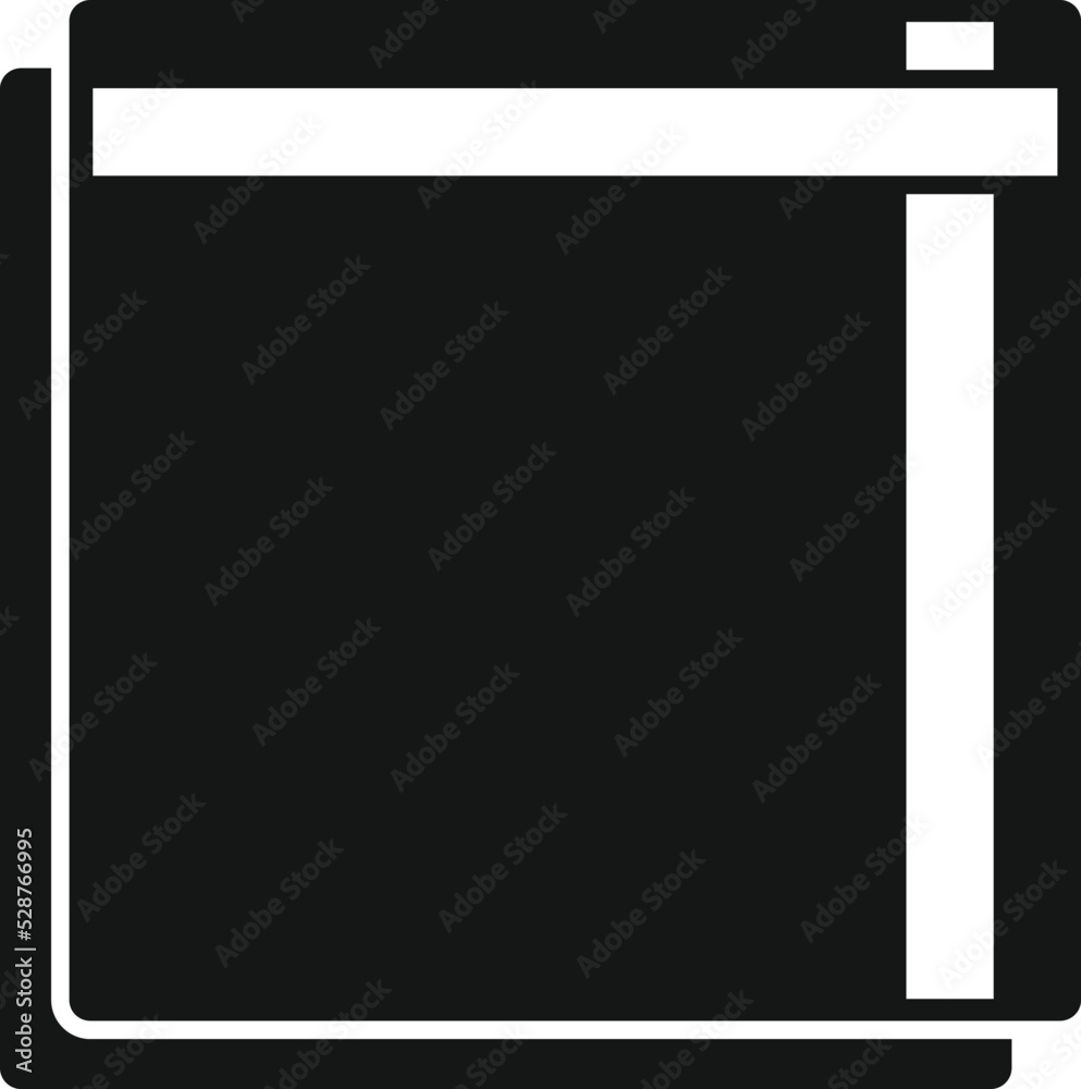 Obraz premium Hanging towel icon simple vector. Fabric napkin. Beach cloth