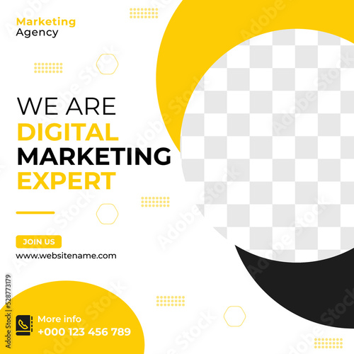 Business Social Media Post Template Design 