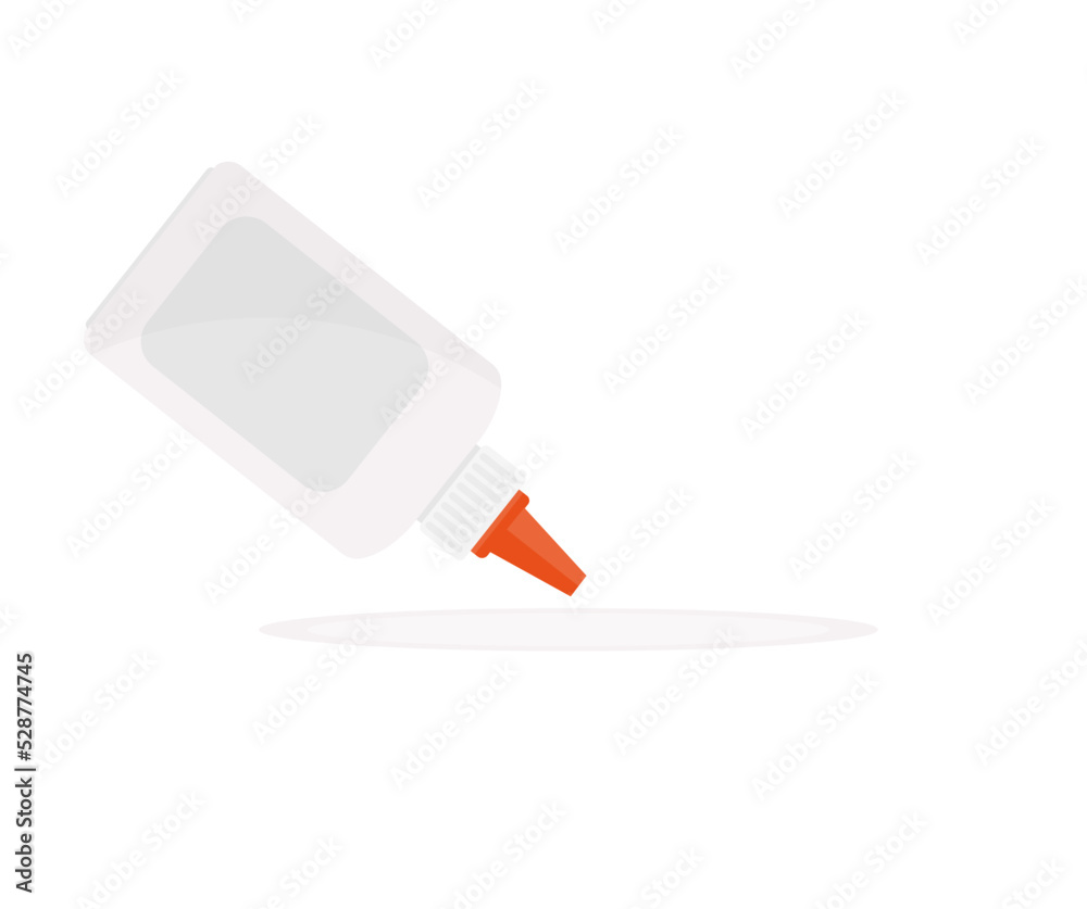 Glue, glue dripping logo design. Bottle of glue. Hot glue gun and handicraft materials vector design and illustration. Glue, glue dripping logo design. Bottle of glue. Hot glue gun and handicraft materials vector design and illustration.