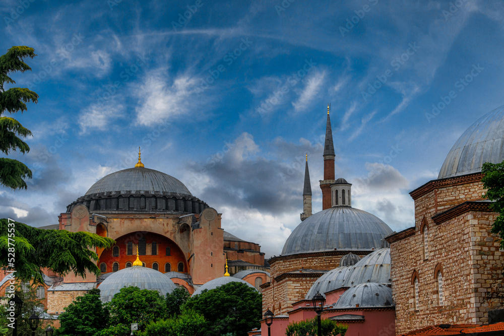Santa Sophia Mosque in Istanbul, Turkey.