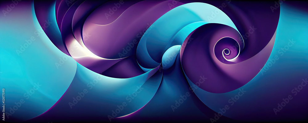 Purple hypnotic abstract lines wallpaper background design Stock