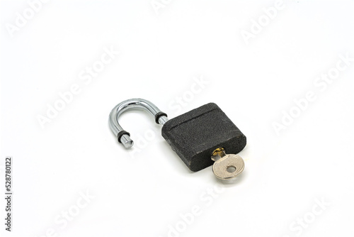 padlock isolated on white background
