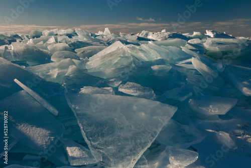 520-36 Ice Shove in Late Light © Hank Erdmann