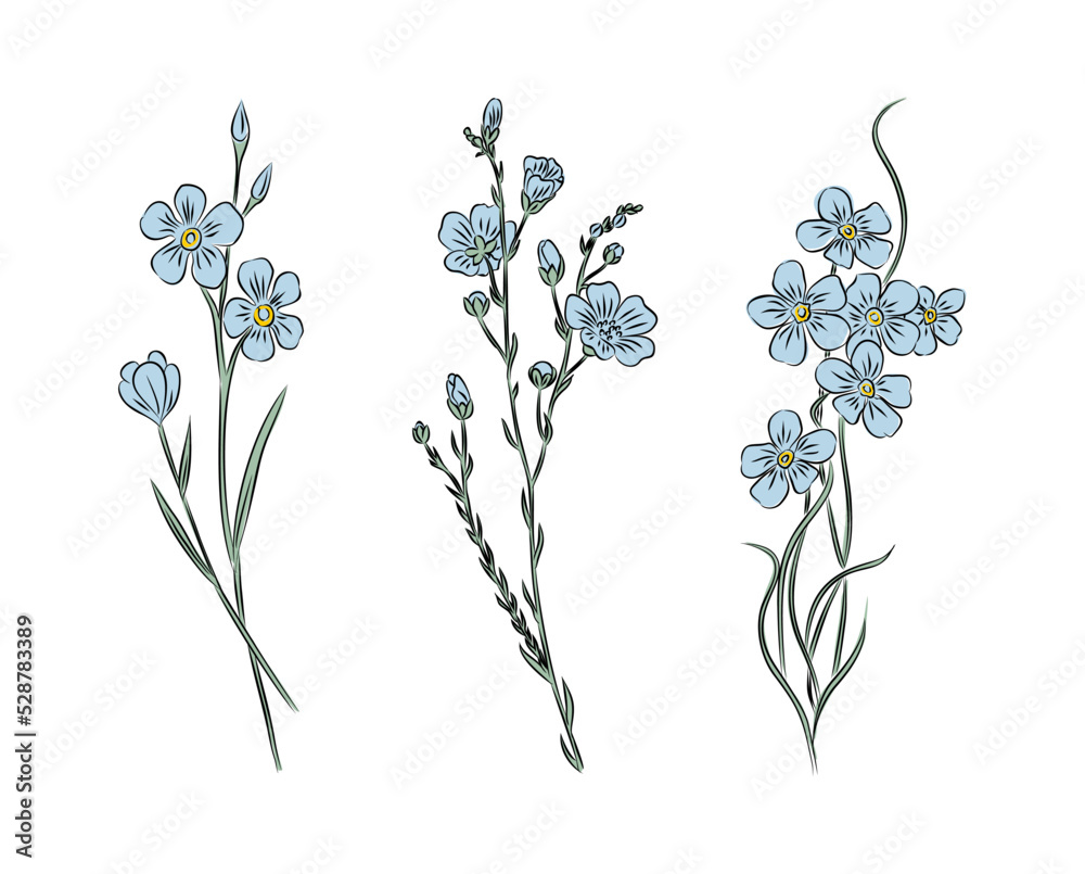 Yazz Ink  Forgetmenot floral piece as her first tattoo    Did  you know forget me nots are the national symbol for dementia      forgetmenot forgetmenottattoo vergeetmenietje 