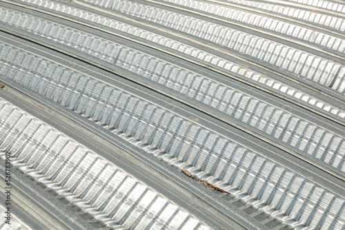 Metal sheets with texture