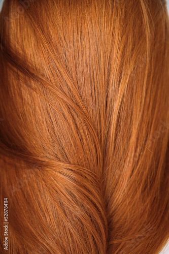 Red Hair texture of little girl