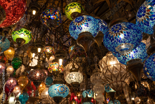 Lamps in the Grand Bazaar of Istanbul © Harley