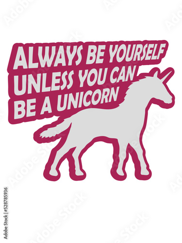 Wallpaper Mural unicorn always be yourself  Torontodigital.ca