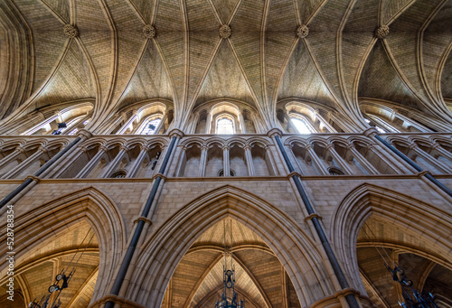 Southwark Cathedral Gothic Interior Nave and Ceiling