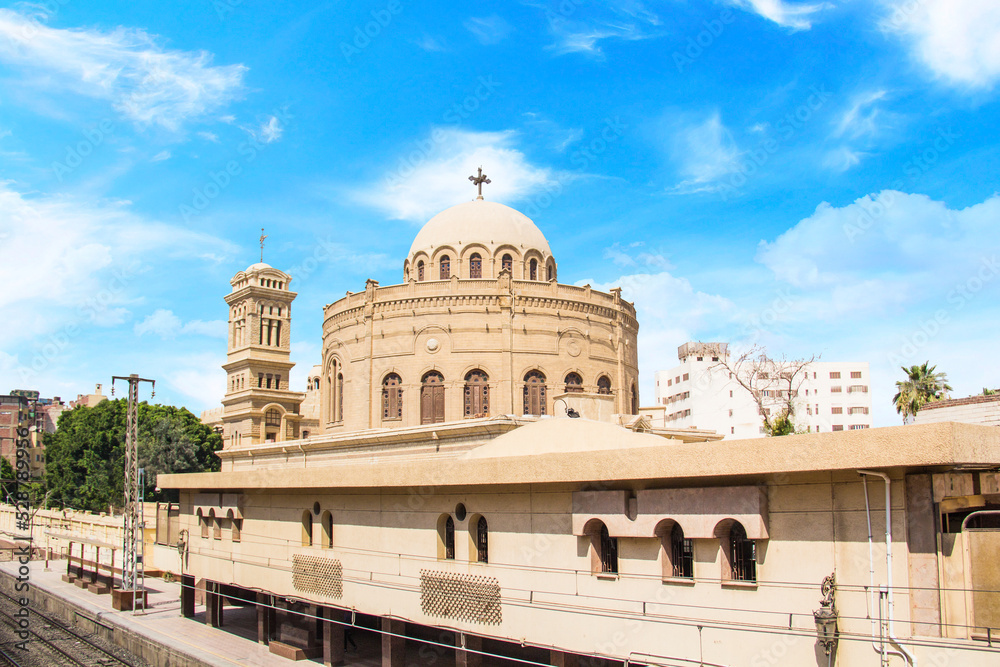 Church of St. George in the Coptic Cairo district of Old Cairo, Egypt