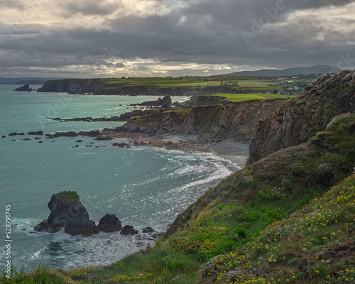 A view of  coastline of Copper Coast Geopark