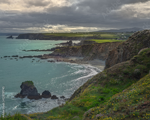 A view of coastline of Copper Coast Geopark