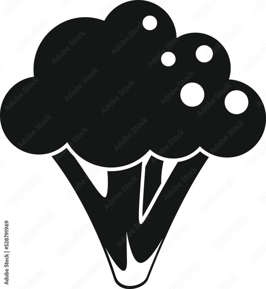 Diet fresh brocoli icon simple vector. Broccoli cabbage. Food vegetable Diet fresh brocoli icon simple vector. Broccoli cabbage. Food vegetable