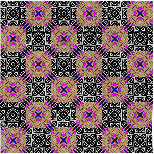 Abstract ethnic rug ornamental seamless pattern.Perfect for fashion, textile design, cute themed fabric, on wall paper, wrapping paper, fabrics and home decor.