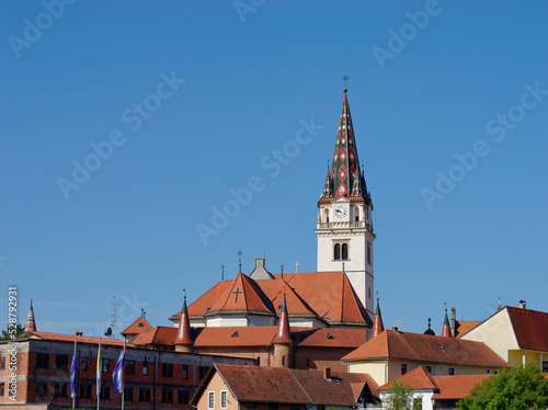 Wallpaper Mural Scenic view at Marija Bistrica  shrine the most known Croatian shrine of St. Mary Torontodigital.ca