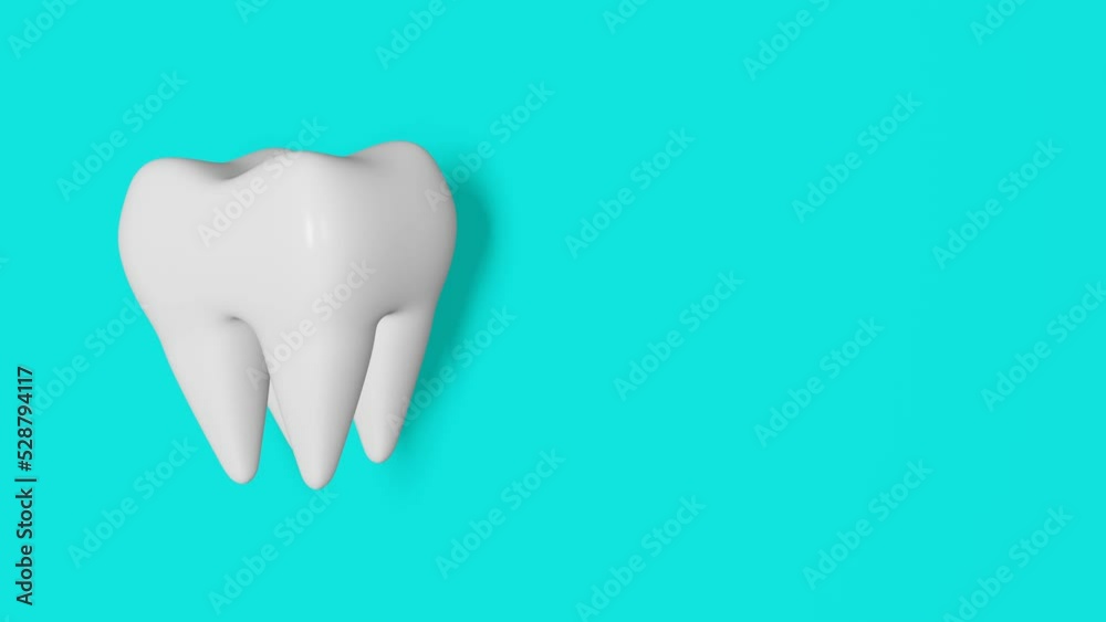White healthy molar tooth motion 3D loop seamless rotating animation on blue background. National Dentist's Day Digital teeth anatomy model. Wisdom teeth extraction Oral care recovery Dental Insurance White healthy molar tooth motion 3D loop seamless rotating animation on blue background. National Dentist's Day Digital teeth anatomy model. Wisdom teeth extraction Oral care recovery Dental Insurance