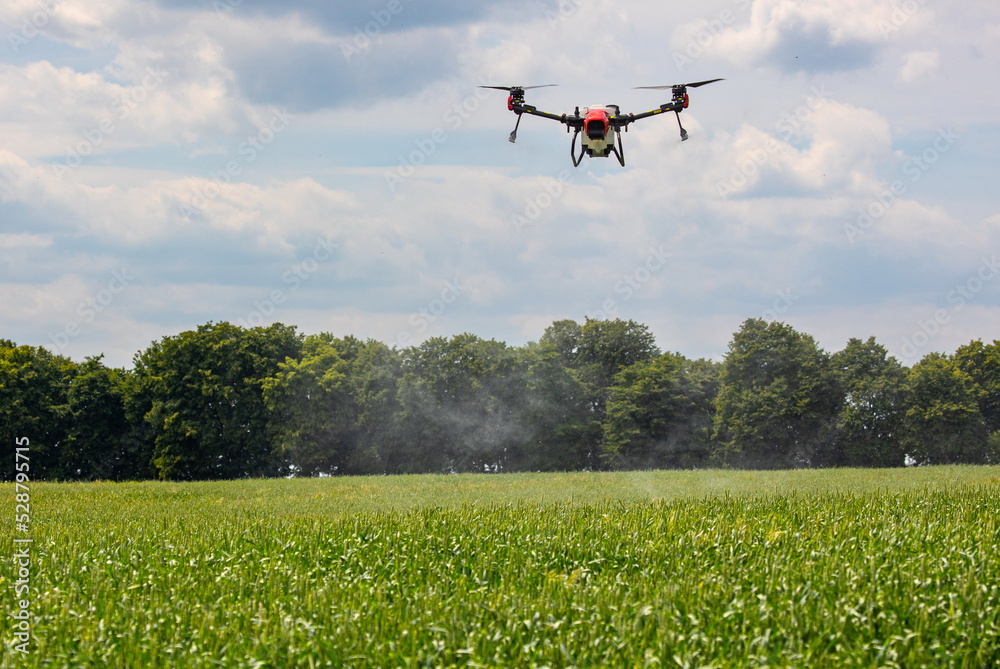 A modern solution in agricultural. Use of robotic systems with agriculture spraying drone fly to sprayed spraying chemical from insects - insecticides, fungicides, acaricide, or herbicides from weeds. A modern solution in agricultural. Use of robotic systems with agriculture spraying drone fly to sprayed spraying chemical from insects - insecticides, fungicides, acaricide, or herbicides from weeds.