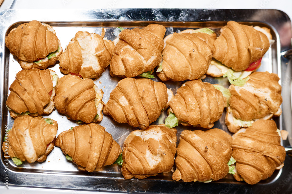 Bacon egg and cheese croissant Bacon egg and cheese croissant
