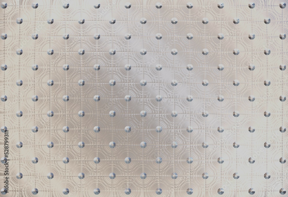 Metallic transparent dots on gray backdrop, gray color geometric pattern texture background Metallic transparent dots on gray backdrop, gray color geometric pattern texture background