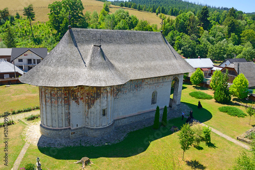 Gura Humorului monastery, christian orthodox church, Moldavia, Bucovina, Romania - UNESCO World Heritage photo