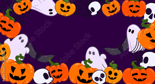 Dark Banner with Hallowen