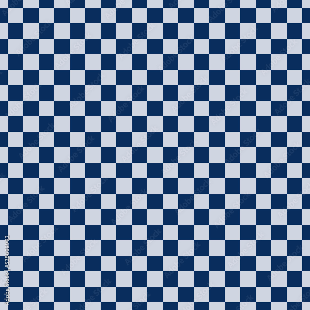 Chickened geometric retro pattern. Seamless pattern with squares. Vector illustration